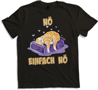 Produktbild von T-Shirt NÖ Katze | Lustiger Cooler Spruch | Für Jungs & Mädchen