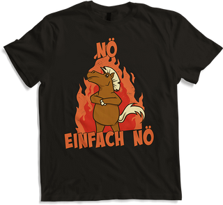 Produktbild von T-Shirt NÖ Pferd | Lustiger Cooler Spruch | Für Mädchen & Jungs
