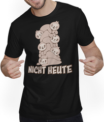 Produktbild von T-Shirt mit Mann Nicht Heute Faultier Lustiger Spruch für Mädchen & Jungs