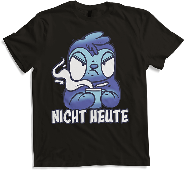 Produktbild von T-Shirt Nicht Heute Faultier Lustiger Spruch für Mädchen & Jungs