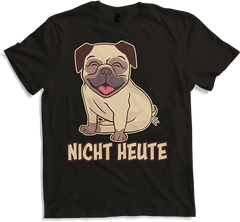 Produktbild von T-Shirt Nicht Heute Mops Lustiger Möpse Spruch für Mädchen & Jungs