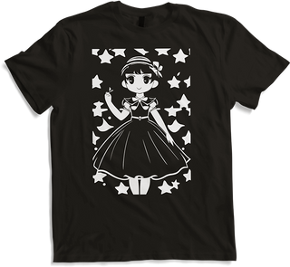 Produktbild von T-Shirt Niedlich Gothic Lolita Manga Märchen Anime Mädchen