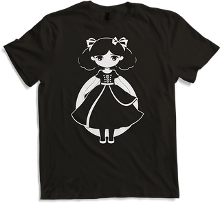 Produktbild von T-Shirt Niedlich Gothic Lolita Manga Märchen Anime Mädchen