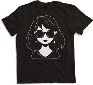 Produktbild von T-Shirt Niedliche Anime Mädchen Gothic Manga Märchen Sonnenbrille