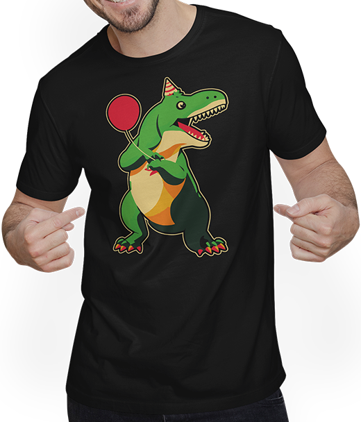 Produktbild von T-Shirt mit Mann Niedlicher Geburtstag T-Rex Kinder Mädchen Kinder Geburtstag Jungen