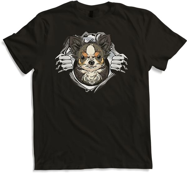 Produktbild von T-Shirt Niedlicher Hund Chihuahuas für Mädchen und Frauen Herz Chihuahua