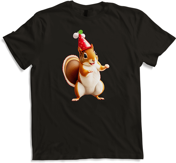 Produktbild von T-Shirt Niedliches tanzendes Eichhörnchen, Geburtstage, Kinder, Mädchen, Geburtstag, Jungen