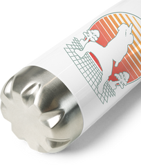 Produktbild vom Boden der Thermoflasche Ninjutsu Martial Arts Fighter Futuristische Retro | Ninja Japan