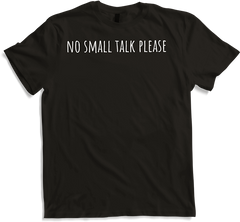 Produktbild von T-Shirt No Small Talk Please Antisocial Funny Introvert Spruch