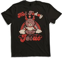 Produktbild von T-Shirt Not Today Jesus Lustiger Kawaii Baphomet Satan Devil Cute Bear