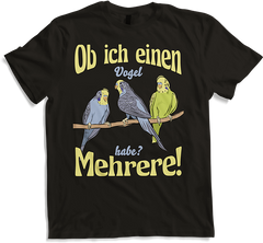 Produktbild von T-Shirt Ob ich einen Vogel habe? Mehrere! Wellensittich Sprüche