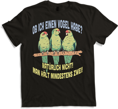 Produktbild von T-Shirt Ob ich einen Vogel habe? Sarkastische Ziegensittich Sprüche