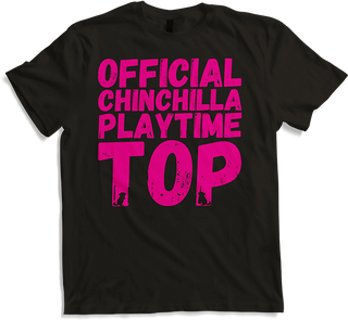 Produktbild von T-Shirt Official Chinchilla Playtime Top | Chinchillas Sprüche Girls