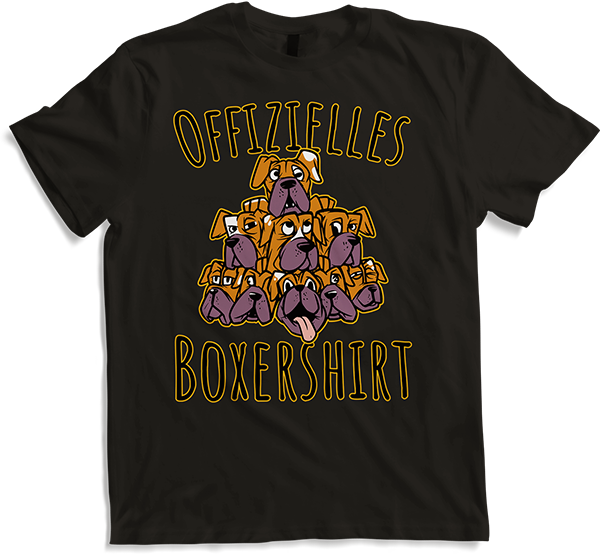 Produktbild von T-Shirt Offizielles Boxershirt Deutscher Boxer Spruch Hunde Sprüche