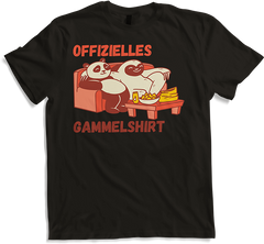 Produktbild von T-Shirt Offizielles Gammelshirt Faultier Panda Faule Couch-potato