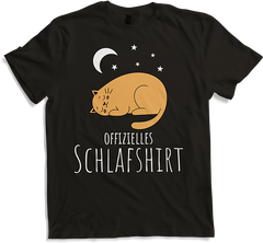 Produktbild von T-Shirt Offizielles Schlafshirt | Pyjama | Schlafanzug Katze Spruch