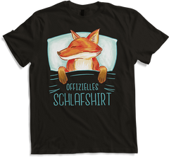 Produktbild von T-Shirt Offizielles Schlafshirt Schlafender Rotfuchs Sprüche Fuchs