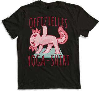 Produktbild von T-Shirt Offizielles Yoga-Shirt Yoga-Studio Lustiges Axolotl Yoga