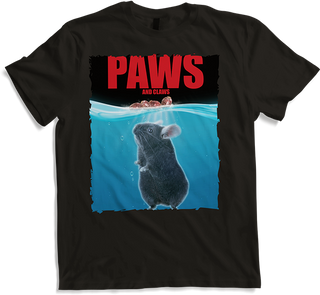 Produktbild von T-Shirt Pfoten und Krallen lustiger Chinchilla-Spruch | Chinchilla-Liebhaber
