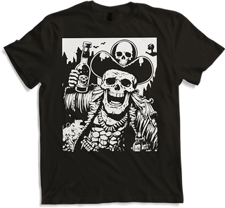 Produktbild von T-Shirt Piraten-Fan, Totenkopf, Piraten, Totenköpfe, Segelpirat