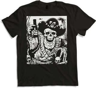 Produktbild von T-Shirt Piraten-Fan, Totenkopf, Piraten, Totenköpfe, Segelpirat