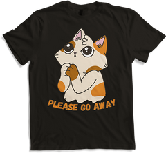 Produktbild von T-Shirt Please Go Away Lustige Introvertierte Katze Spruch Teenager