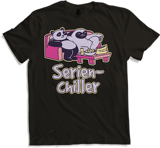 Produktbild von T-Shirt Serienchiller Couch Potatoe Chips Pizza Pand & Faultier