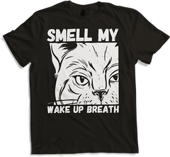 Produktbild von T-Shirt Smell My Wake Up Breath Cat Mom Morning Grouch Katze Spruch