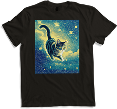 Produktbild von T-Shirt Surreal Impressionistische Katze Impressionismus Katzen Kunst