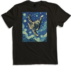 Produktbild von T-Shirt Surreal Impressionistische Katze Impressionismus Katzen Kunst