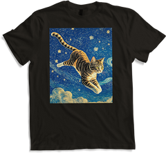 Produktbild von T-Shirt Surreal Impressionistische Katze Impressionismus Katzen Kunst