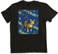 Produktbild von T-Shirt Surreal Impressionistische Katze Impressionismus Katzen Malerei Katze