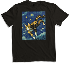 Produktbild von T-Shirt Surreal Impressionistische Katze Impressionismus Katzen Malerei Katze