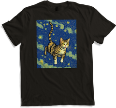 Produktbild von T-Shirt Surreal Impressionistische Katze Impressionismus Katzen Malerei Katze