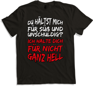 Produktbild von T-Shirt Süß und unschuldig Freche Mädchen Sprüche Teenager Spruch