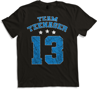 Produktbild von T-Shirt Team Teenager Spruch Teen Junge 13. Geburtstag Jungen
