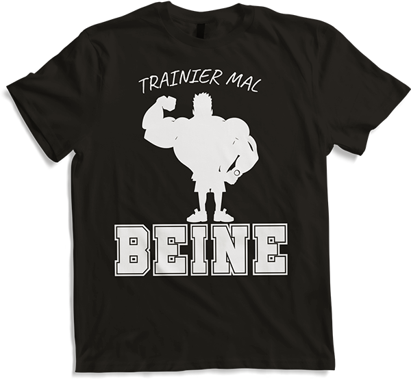 Produktbild von T-Shirt Trainier mal Beine Diskopumper Beintraining Squats Legday