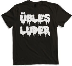 Produktbild von T-Shirt Übles Luder Gothic Dark Wave Batcave Spruch Goth Mädchen