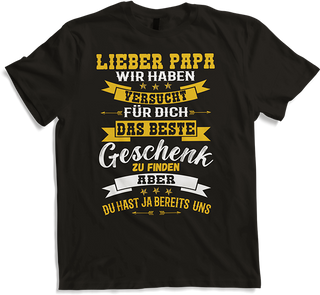 Produktbild von T-Shirt Väter Sprüche | Stolzer Vater Spruch für Dad Papa Vatertag