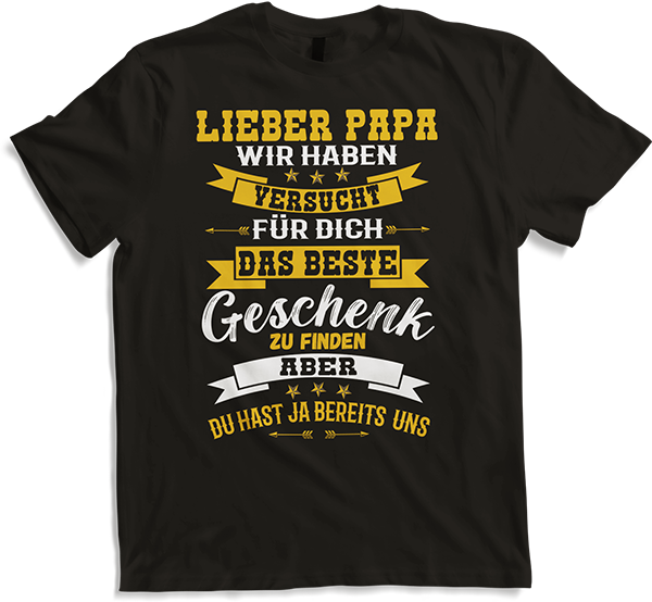 Produktbild von T-Shirt Väter Sprüche | Stolzer Vater Spruch für Dad Papa Vatertag