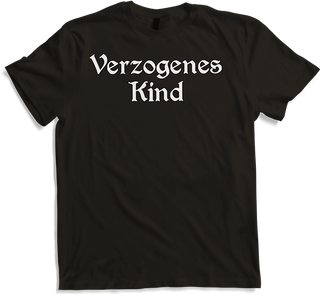 Produktbild von T-Shirt Verzogenes Kind Goth Dark Wave Batcave Frauen Gothic Spruch
