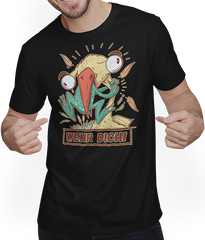 Produktbild von T-Shirt mit Mann Wehr Dich Protest Demo Positive Selbstbewusstsein Sprüche