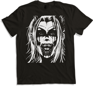 Produktbild von T-Shirt Zombie Horror Vampir Girl Death Metal Grindcore