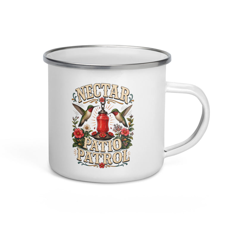 Nektar Patio Patrouille Emaille Tasse Handle Right Produktbild 1