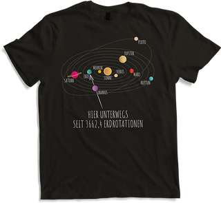 10th Birthday Solar System Universe Space Astronomy