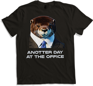 Anotter Day at the Office Funny Otters Pun Otter Quote