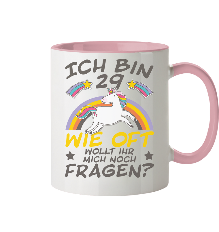 I am 29 Unicorn 2 - Two-Tone Mug