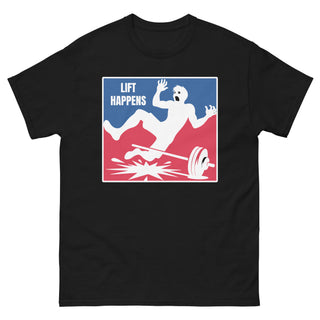 Lift Happens Deadlift Powerlifter Herren-T-Shirt