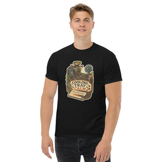 Gildan5000 Cooling Tray Calm Kaffeerösten T-Shirt Schwarz Men's 2 Front