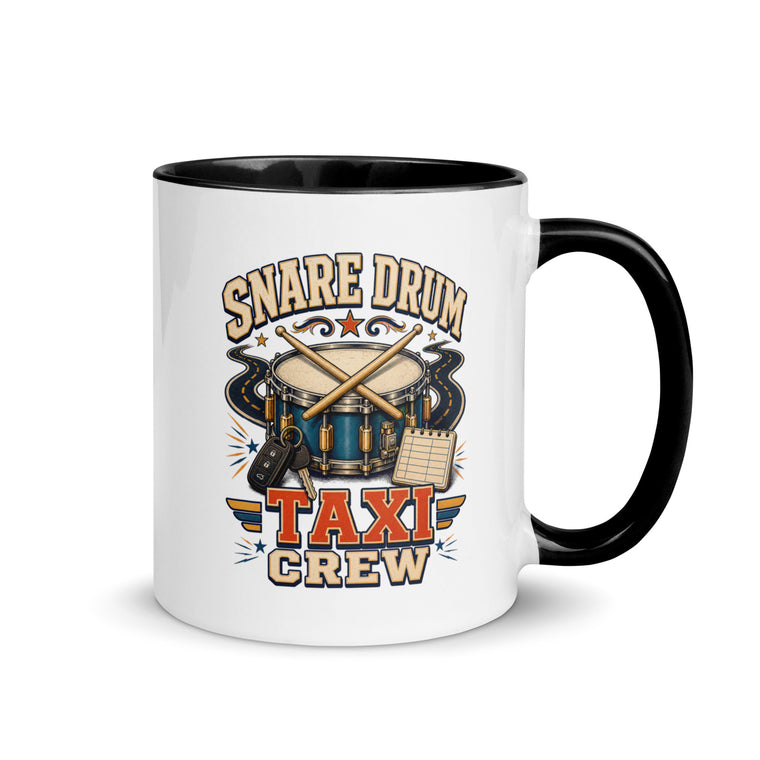 Snare Drum Taxi Crew Tasse Zweifarbig Handle Right Produktbild 1